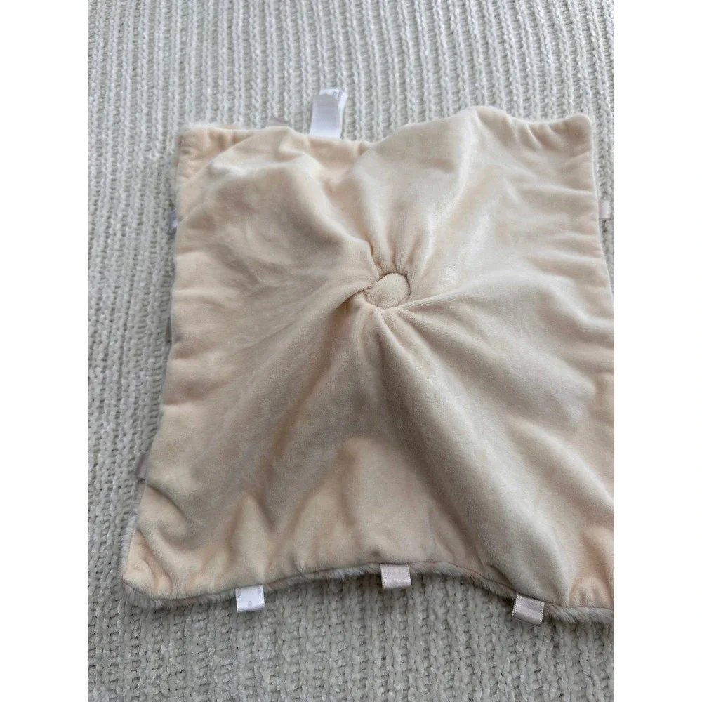 Kellytoy Giraffe Security Blanket‎ Plush Lovey Tan Spotted Tags 14x14 Nursery